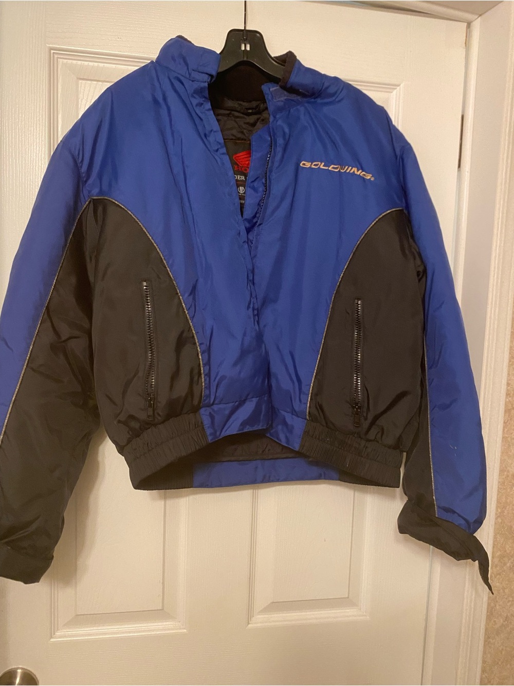 Honda Rider Collection Quilted Jacket - Navy with Red Logo